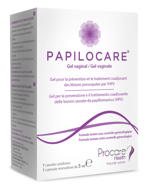 PAPILOCARE GEL VAGINALE 7 CANNULE MONODOSE X 5 ML - Parafarmacia Mostacciano