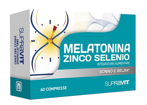 SUPRAVIT MELATONINA ZINCO SELENIO 60 COMPRESSE - Parafarmacia Mostacciano