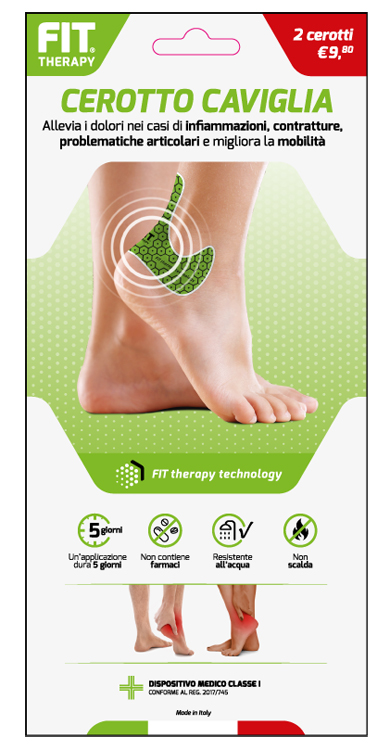 FIT THERAPY CEROTTO CAVIGLIA 2 PEZZI - Parafarmacia Mostacciano