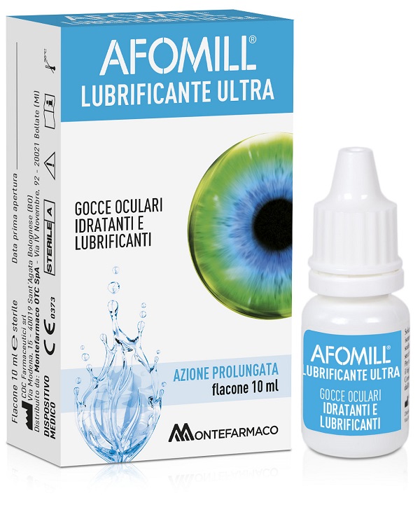 AFOMILL LUBRIFICANTE ULTRA GOCCE OCULARI 10 ML - Parafarmacia Mostacciano