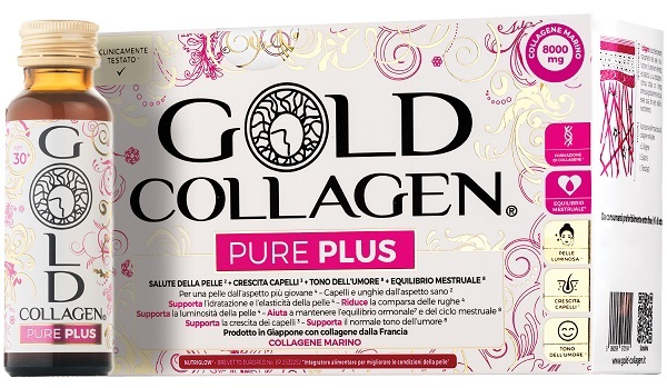 GOLD COLLAGEN PURE PLUS 10 FLACONCINI DA 50 ML - Parafarmacia Mostacciano