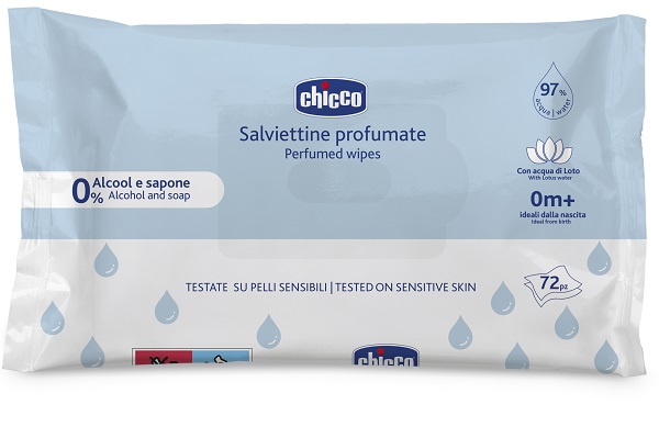 CHICCO SALVIETTE 72 PEZZI NO PLAQUE - Parafarmacia Mostacciano