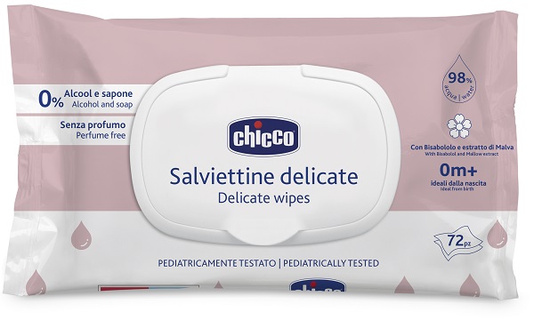 CHICCO SALVIETTE DELICATE 72 PEZZI PLAQUE - Parafarmacia Mostacciano