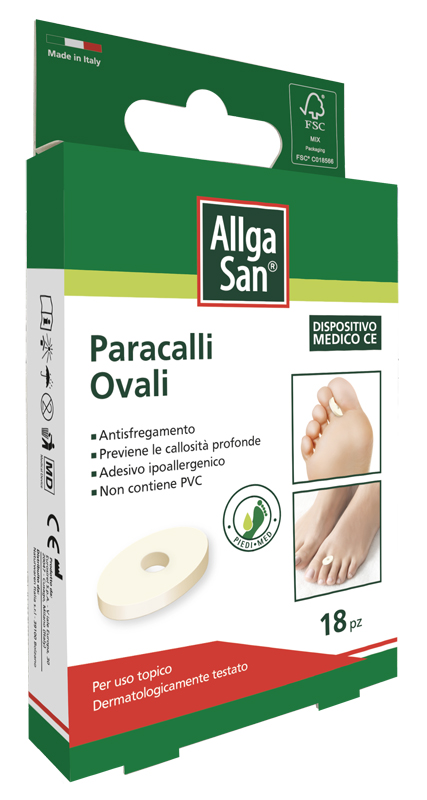 PARACALLI ALLGASAN OVALI LATTICE 18 PEZZI - Parafarmacia Mostacciano
