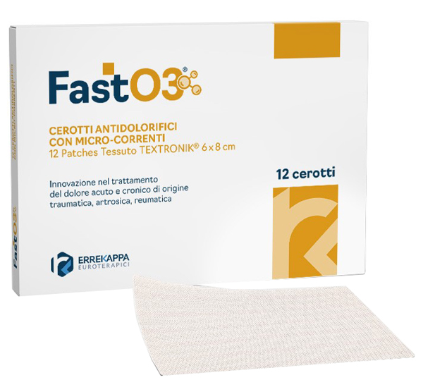 CEROTTI ANTIDOLORIFICI FASTO3 6X8CM 12 PEZZI - Parafarmacia Mostacciano