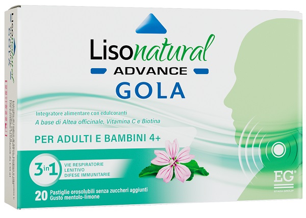 LISONATURAL ADVANCE GOLA 20 PASTIGLIE - Parafarmacia Mostacciano