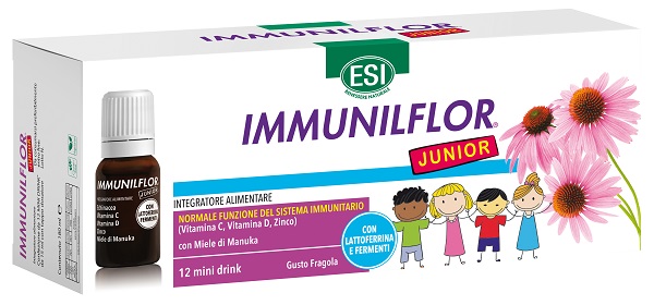 ESI IMMUNILFLOR MINI DRINK JUNIOR 12 MINI DRINK - Parafarmacia Mostacciano