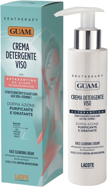 GUAM SEATHERAPY CREMA DETERGENTE VISO ASTAXANTINA 150 ML - Parafarmacia Mostacciano