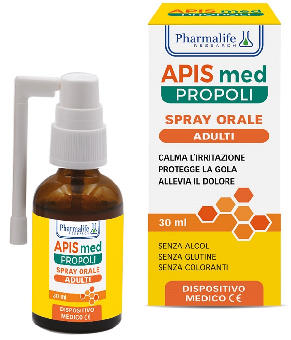 APIS MED PROPOLI SPRAY ORALE ADULTI 30 ML - Parafarmacia Mostacciano