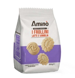 AMINO' I FROLLINI LATTE E VANIGLIA 200 G - Parafarmacia Mostacciano