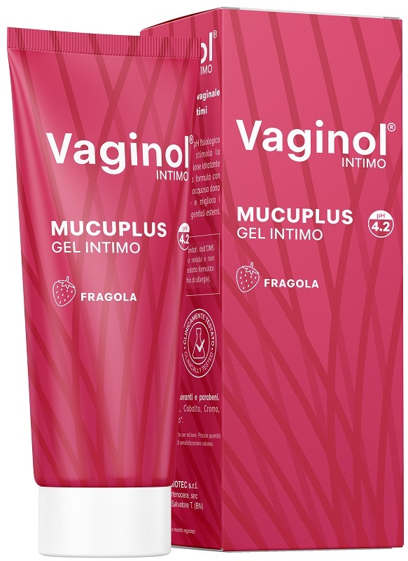 VAGINOL MUCUPLUS GEL FRAGOLA 50 ML - Parafarmacia Mostacciano