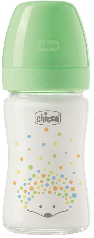 CHICCO BIBERON PERFECT GLASS UNISEX SILICONE DA 150 ML - Parafarmacia Mostacciano