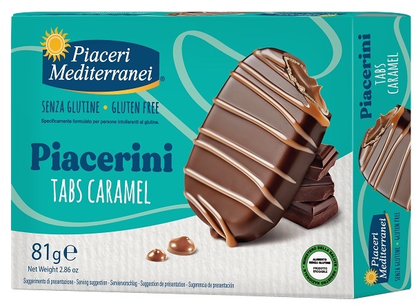 PIACERI MEDITERRANEI PIACERINI TABS CARAMEL 81 G - Parafarmacia Mostacciano