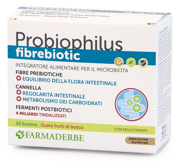 ROBIOPHILUS FIBREBIOTIC 20 BUSTINE 5 G - Parafarmacia Mostacciano