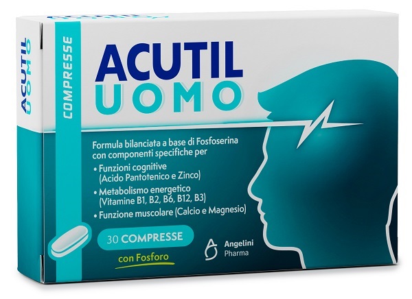 ACUTIL UOMO 30 COMPRESSE - Parafarmacia Mostacciano