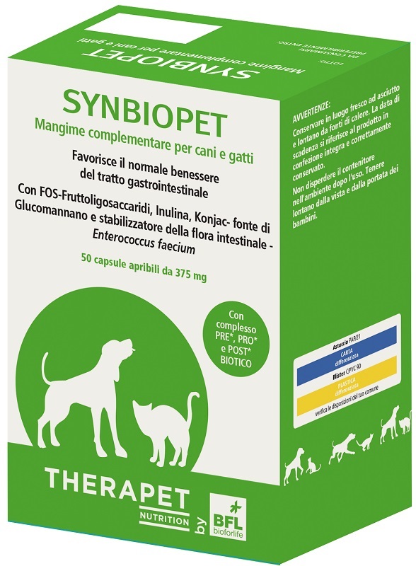 SYNBIOPET THERAPET 50 CAPSULE - Parafarmacia Mostacciano