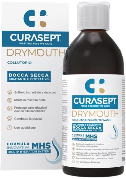 CURASEPT DRYMOUTH COLLUTORIO 500 ML - Parafarmacia Mostacciano