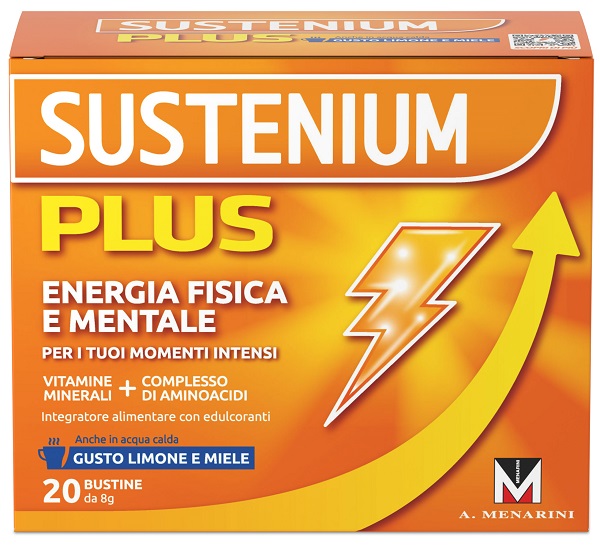 SUSTENIUM PLUS LIMONE E MIELE 20 BUSTINE DA 8 G - Parafarmacia Mostacciano