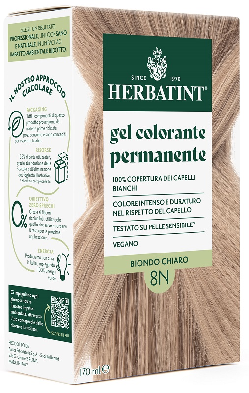 HERBATINT 8N BIONDO CHIARO 170 ML - Parafarmacia Mostacciano