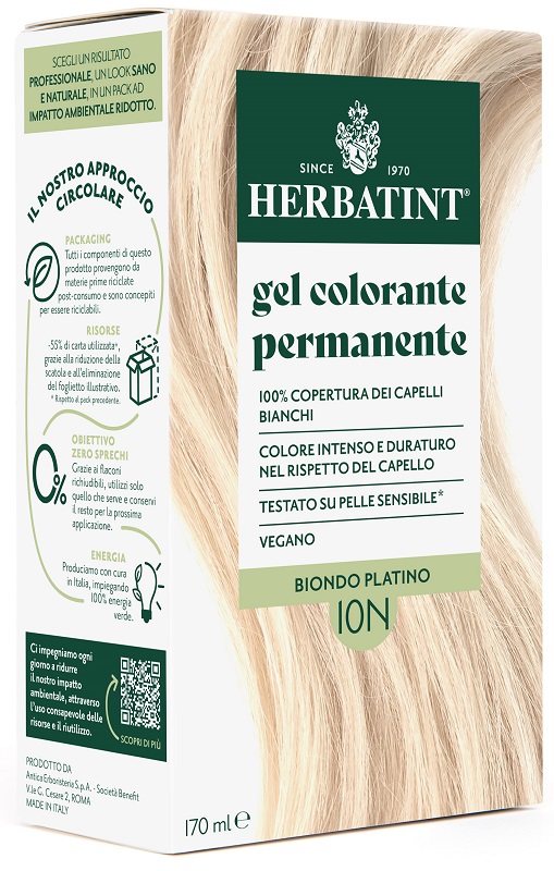 HERBATINT 10N BIONDO PLATINO 170 ML - Parafarmacia Mostacciano