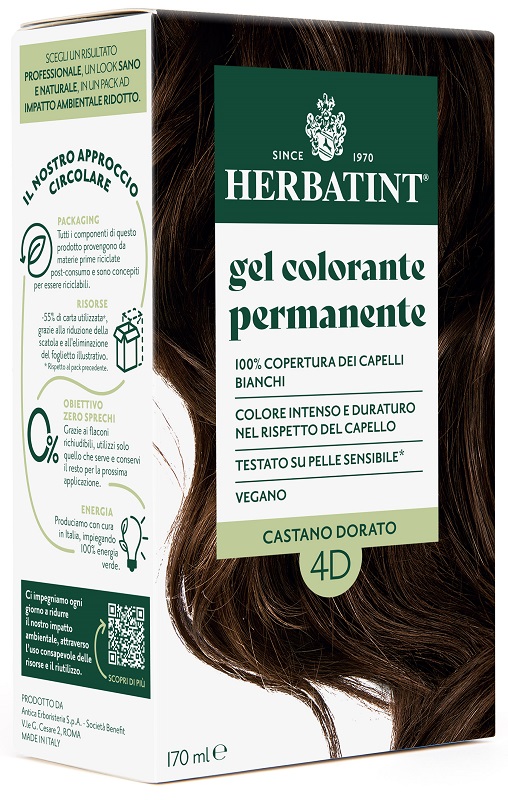 HERBATINT 4D CASTANO DORATO 170 ML - Parafarmacia Mostacciano