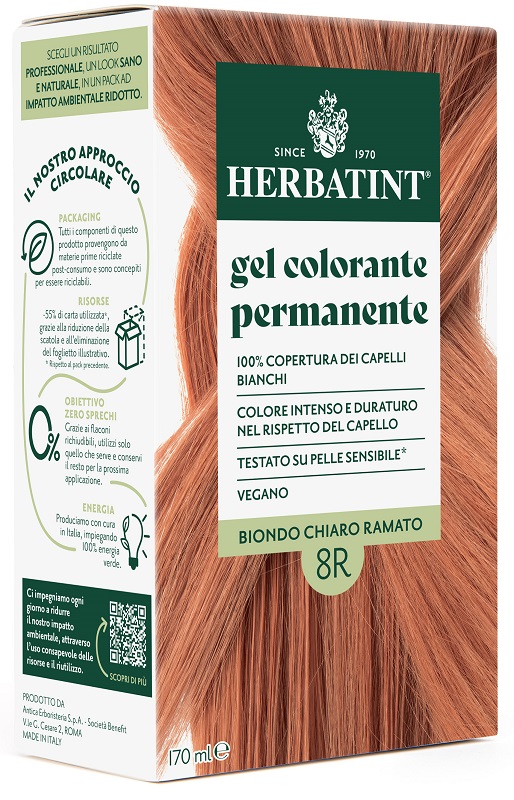 HERBATINT 8R BIONDO CHIARO RAMATO 170 ML - Parafarmacia Mostacciano