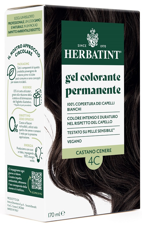 HERBATINT 4C CASTANO CENERE 170 ML - Parafarmacia Mostacciano