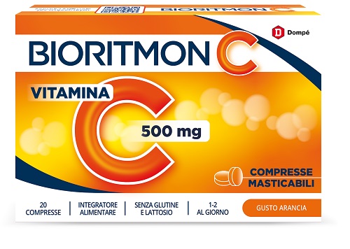 BIORITMON C 500MG VITAMINA C 20 COMPRESSE MASTICABILI - Parafarmacia Mostacciano