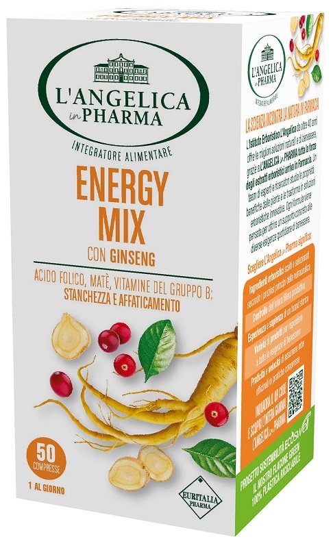 L'ANGELICA ENERGY MIX 50 COMPRESSE - Parafarmacia Mostacciano