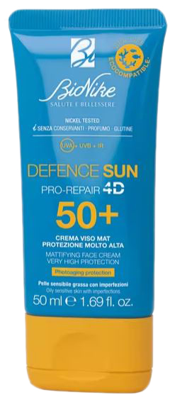 DEFENCE SUN 50+ CREMA VISO MAT 50 ML - Parafarmacia Mostacciano