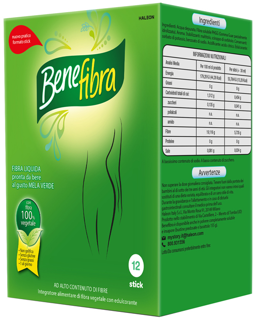 BENEFIBRA LIQUIDA 12 STICK DA 30 ML - Parafarmacia Mostacciano