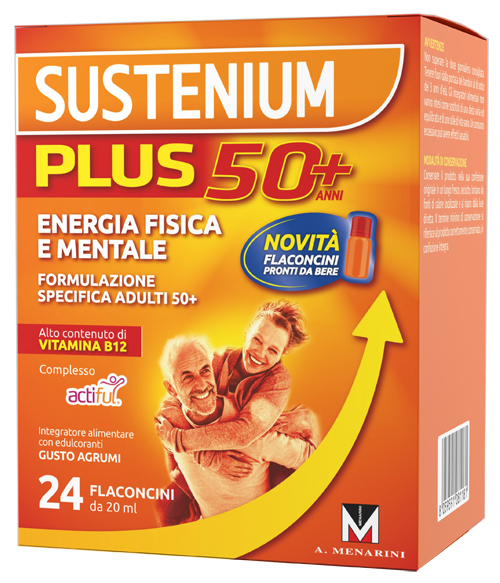 SUSTENIUM PLUS 50+ 24 FLACONCINI - Parafarmacia Mostacciano